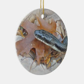 Black Rat Snake - Elaphe obsoleta obsoleta Keramik Ornament (Rechts)