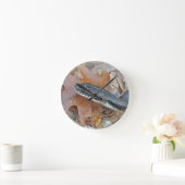 Black Rat Snake - Elaphe obsoleta obsoleta Runde Wanduhr (Zuhause)