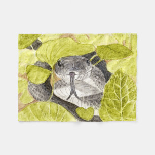 Black Rat Snake Fleecedecke