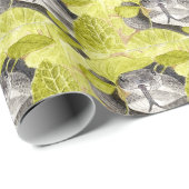 Black Rat Snake Geschenkpapier (Rolleneckpunkt)