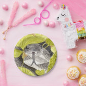 Black Rat Snake Pappteller (Party)