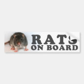 (Black) Ratten man board Autoaufkleber (Vorne)