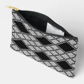 BLACK RAUTE STRICK Kleines Zubehör Beutel (Offen)