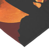 Black Raven and Blood Red Moon Table Runner Großer Tischläufer (Ecke)