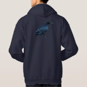 Black Raven Art Fashion Collection III Hoodie (Rückseite)