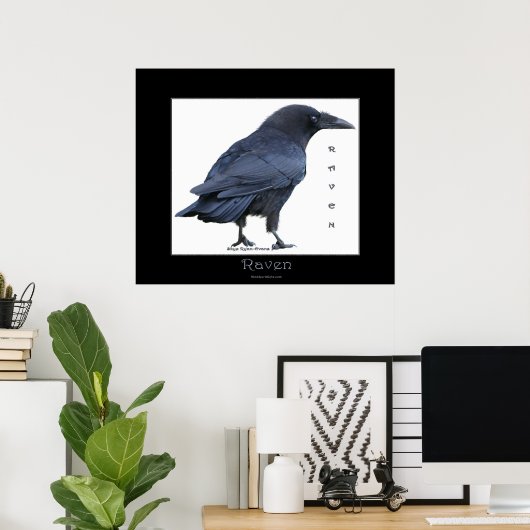 BLACK RAVEN Art Poster (Heimbüro)