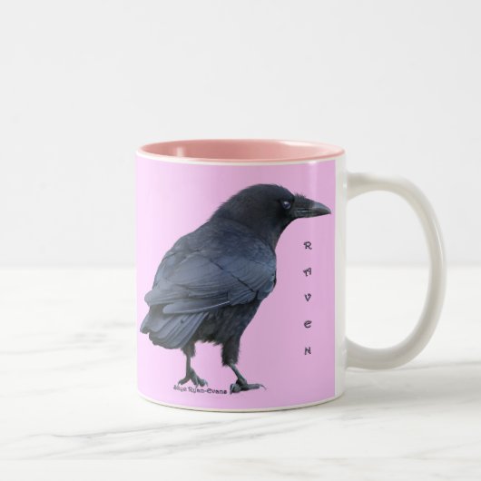 Black Raven Birdlovers Collection III Zweifarbige Tasse (Rechts)