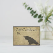 Black Raven - Black Raven - Prim Geschenkgutschein Rabattkarte (Stehend Vorderseite)