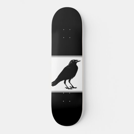 Black Raven Black Skateboard (Vorderseite)
