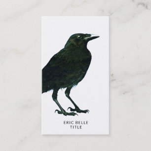 Black Raven Business Card Visitenkarte
