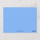 Black Raven Collage Card Postkarte (Rückseite)