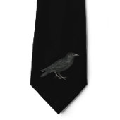 Black Raven Crow | Neck Tie | Schwarz Krawatte