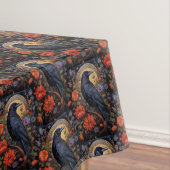 Black Raven Dark Gothic Muster Tischdecke (Beispiel)
