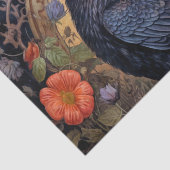 Black Raven Dark Gothic Seidenpapier (Ausschnitt)