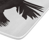 Black Raven Flying Thunder_Cove Schneidebrett (Ecke)