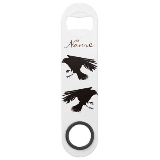 Black Raven Flying Thunder_Cove Speed Flaschenöffner (Vorderseite)