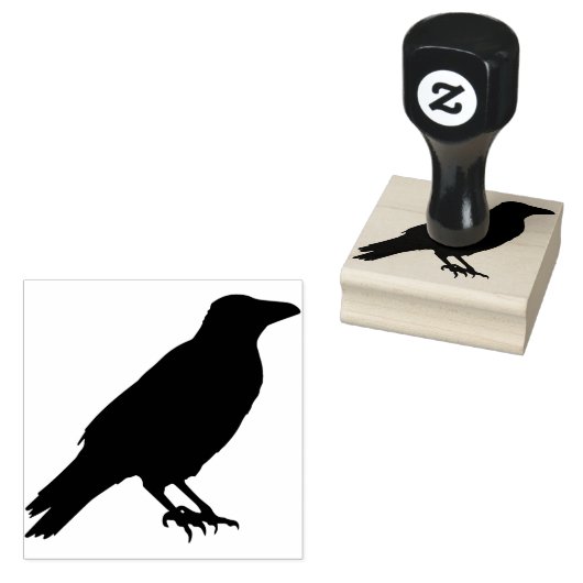 Black Raven Gummistempel (Stempel)