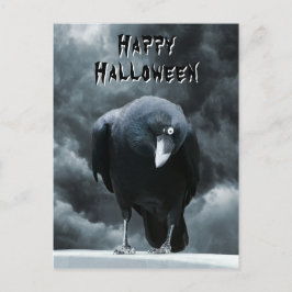 Black Raven Halloween Postkarte