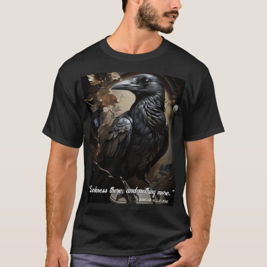 Black Raven Halloween T-Shirt (Vorderseite)