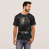 Black Raven Halloween T-Shirt (Vorne ganz)