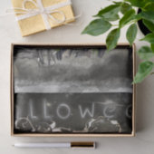 Black Raven Moon Dead Floral Halloween Seidenpapier (Geschenk)