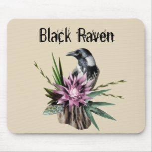 Black Raven Mousepad