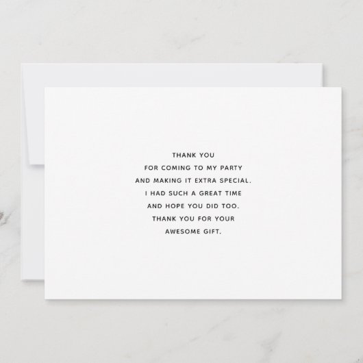 Black Raven on a Branch Illustration Dankeskarte (Rückseite)