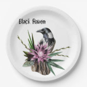 Black Raven Pappteller (Vorderseite)