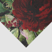 Black Raven Rose Whimsical Seidenpapier (Detail)