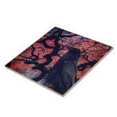 Black Raven und Gnarly Japanese Maple Tree Fliese (Seite)