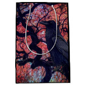 Black Raven und Gnarly Japanese Maple Tree Mittlere Geschenktüte (Vorderseite)