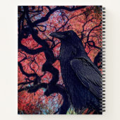 Black Raven und Gnarly Japanese Maple Tree Notizblock (Rückseite)