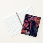 Black Raven und Gnarly Japanese Maple Tree Notizblock (Innenseite)