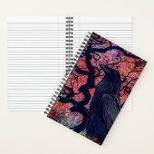 Black Raven und Gnarly Japanese Maple Tree Notizblock (Innen)