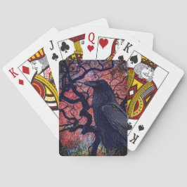 Black Raven und Gnarly Japanese Maple Tree Spielkarten