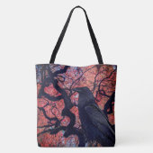 Black Raven und Gnarly Japanese Maple Tree Tasche (Rückseite)