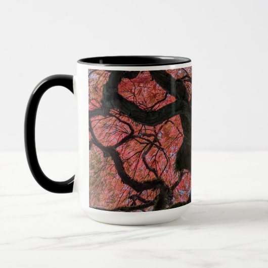 Black Raven und Gnarly Japanese Maple Tree Tasse (Links)