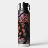 Black Raven und Gnarly Japanese Maple Tree Trinkflasche (Vorderseite)