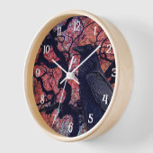 Black Raven und Gnarly Japanese Maple Tree Uhr (Winkel)
