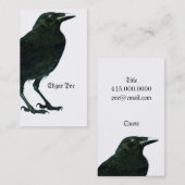 Black Raven Visitenkarte (Vorne/Hinten)