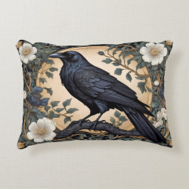 Black Raven William Morris Inspiriert Dekokissen