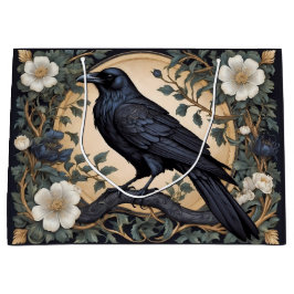Black Raven William Morris Inspiriert Große Geschenktüte