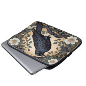 Black Raven William Morris Inspiriert Laptopschutzhülle (Vorne Knopf)