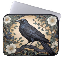 Black Raven William Morris Inspiriert Laptopschutzhülle