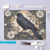 Black Raven William Morris Inspiriert Seidenpapier (Handwerk)