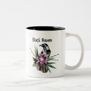 Black Raven Zweifarbige Tasse