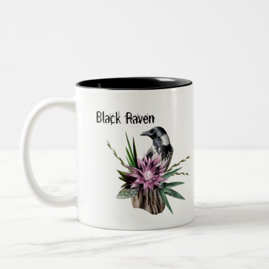 Black Raven Zweifarbige Tasse (Links)