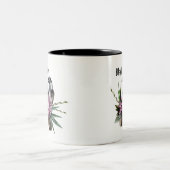 Black Raven Zweifarbige Tasse (Mittel)