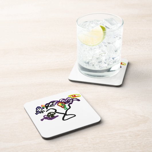 Black Ravens party Getränkeuntersetzer (Rechte Seite)