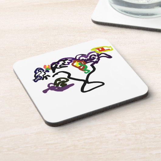 Black Ravens party Getränkeuntersetzer (Linke Seite)